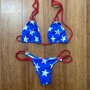 Doll Swimwear Patriotic Bikini